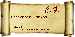 Czeichner Farkas névjegykártya